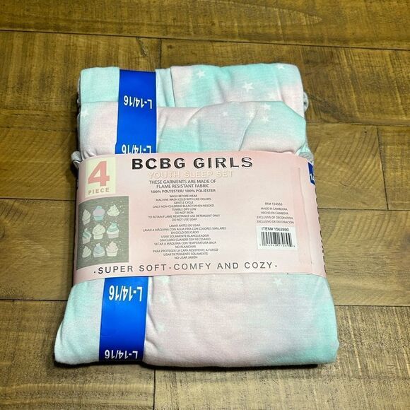 BCBG Girls 4-Piece Youth Sleep Set - Picture 3 of 4